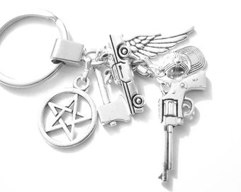 Key ring inspired by the tv show SUPERNATURAL