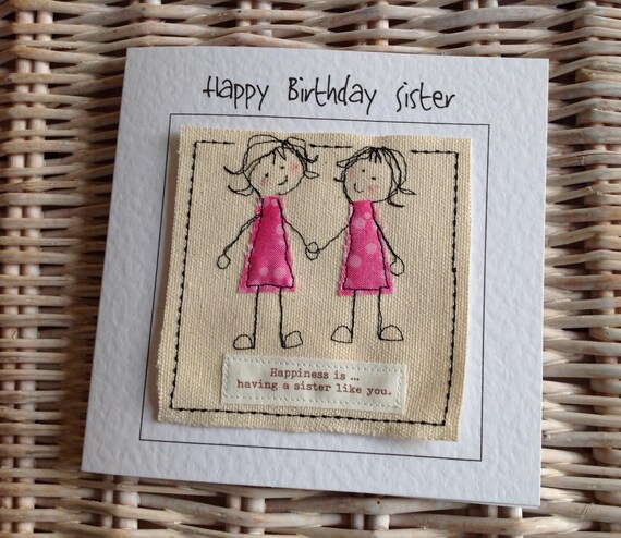 unique sister birthday card sister get well sister thank