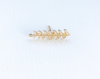 Golden Leaf Pin (Brooch)