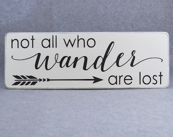 Not all who wander are lost | Etsy