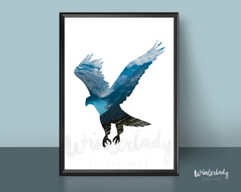 Eagle photography poster | Printable | Instant Download