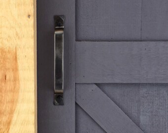 Barn door handle, barn door pull, modern farmhouse barn door pull, iron handle