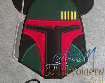 Personalized Boba Fett Star Wars Mousehead Shirt