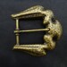 Antique Ornate Brass Belt Buckle, Ornate Belt Buckle