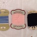 Vintage mending thread wool original card packaging journal sewing scrapbook assemblage 1940s UK seller