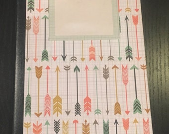 Arrows, Journal, lined notebook,
