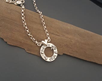 Rocky Path To Love, Necklace, Solid stg/sil, Bold