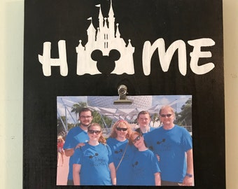 Disney vacation Home Wooden photo holder