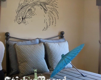 Vinyl Wall Decal Sticker Japanese Koi Fish 367A