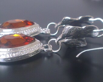Small drops on silver plated bookmark