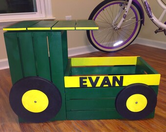 tractor toy chest