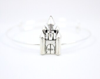Castle Soldered Charm Bangle