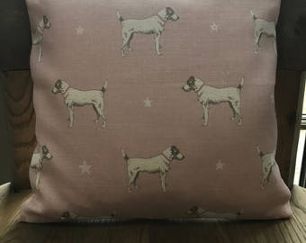 Pretty Pink Icing Jack & Stars Cushion