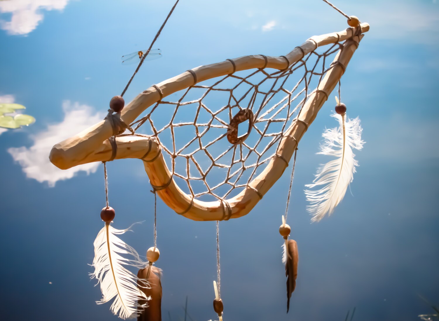 Egyptian totem dreamcatcher eternal sun dream catcher