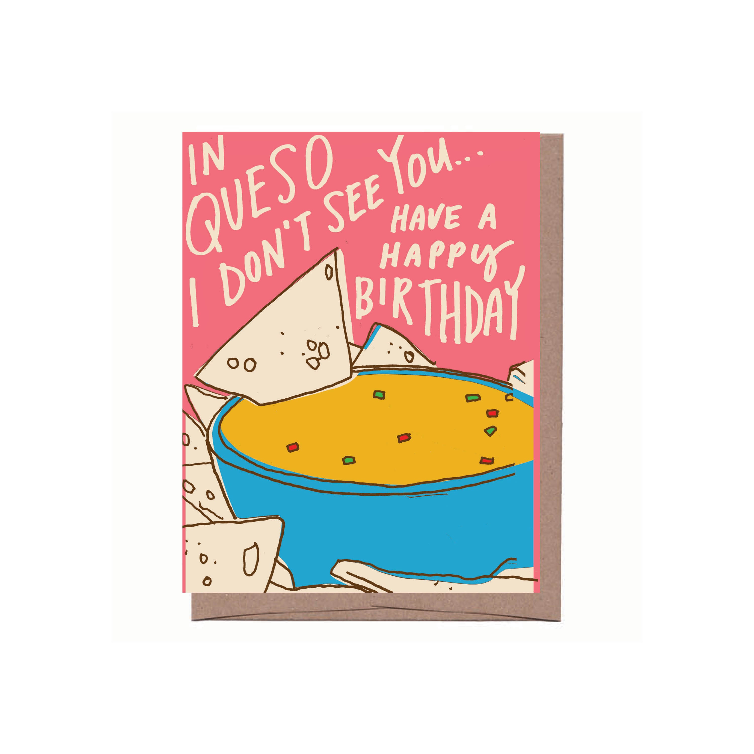 Queso Birthday Card