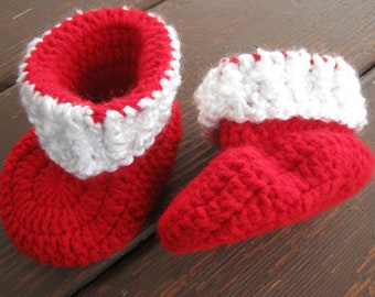Santa Baby Booties Photo Prop