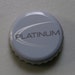 50 used silver Ultra beer bottle tops caps up cycle recycle supplies