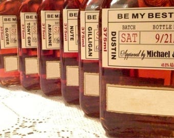 Will you be my Groomsman - Wedding Groomsman Liquor Labels - Will you be my Best Man - Groomsmen Labels - Grooms Gifts