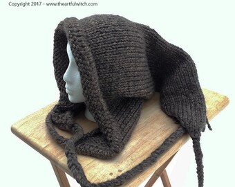 Dragon Watcher's Hood - Brown