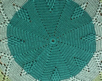 Hand Crochet Round Table Decor