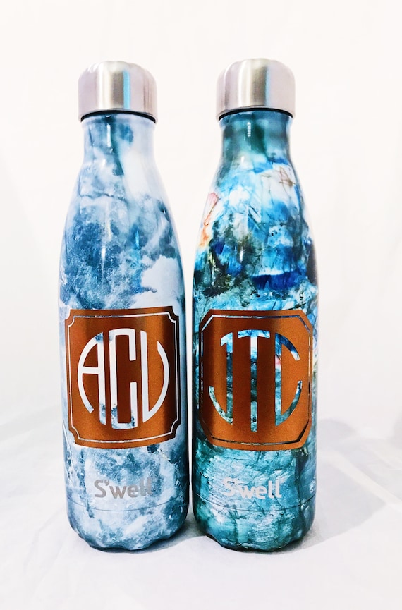 S'well Water Bottle with Personalized Custom Monogram
