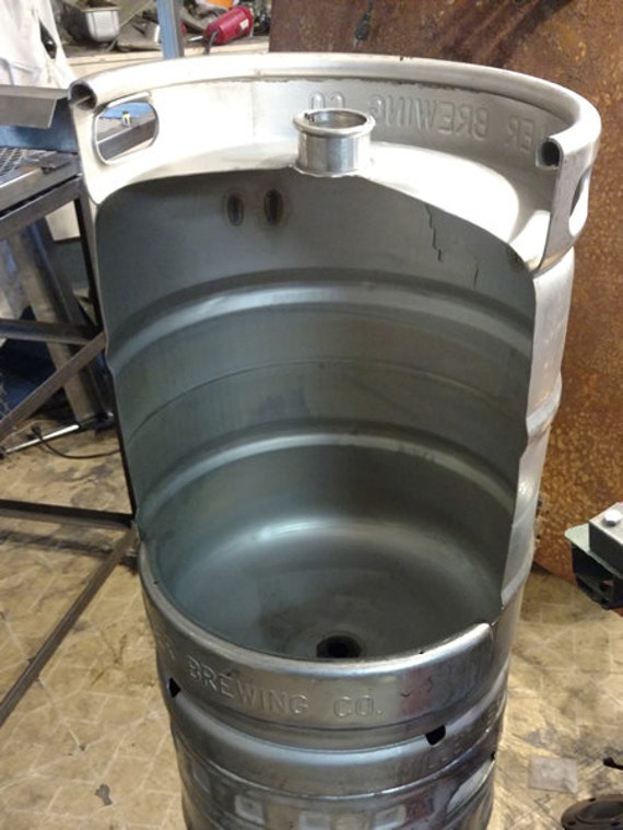 Beer Keg Urinal for Man Cave Pub