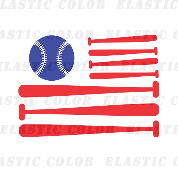 Baseball flag svg clipart baseball flag digital download