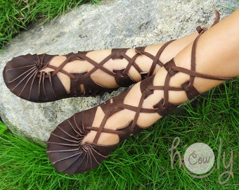 Hand Stitched Brown Leather Sandals, Womens Leather Sandals, Mens Sandals, Womens Shoes, Mens Leather Sandals, Hippie Sandals, Brown Sandals