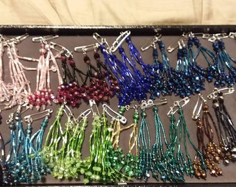 Custom Colors Crystal Beaded Nipple Tassels for Burlesque Pasties