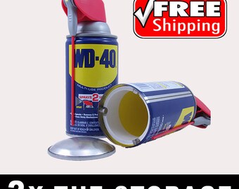 WD 40 WD-40 stash can hidden safe secret diversion safes hide storage compartment cash pills jewelry money Phish vape weed edibles