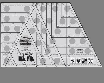 Creative Grids Lazy Angle Quilt Ruler (CGR3754)