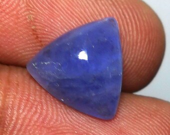 Trillion Tanzanite Cabochon Gemstone Loose tanzanite Gemstone Cabochon Tanzanite Carat 5.40 Size 12x12x5 mm pCD 2329