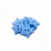 Blue Star Buttons, Star Buttons, Blue Buttons, Acrylic Buttons, Baby Buttons, Dyed Buttons, 16mm Buttons, Sewing Buttons, DIY Buttons