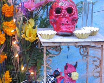 Day of the Dead Shrine at Hollywood Cemetary- A 5x7 Fine Art Photograph