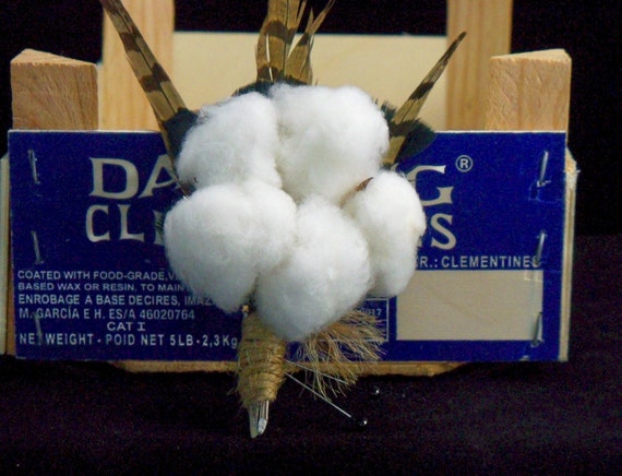 Cotton Blossom Boutonniere