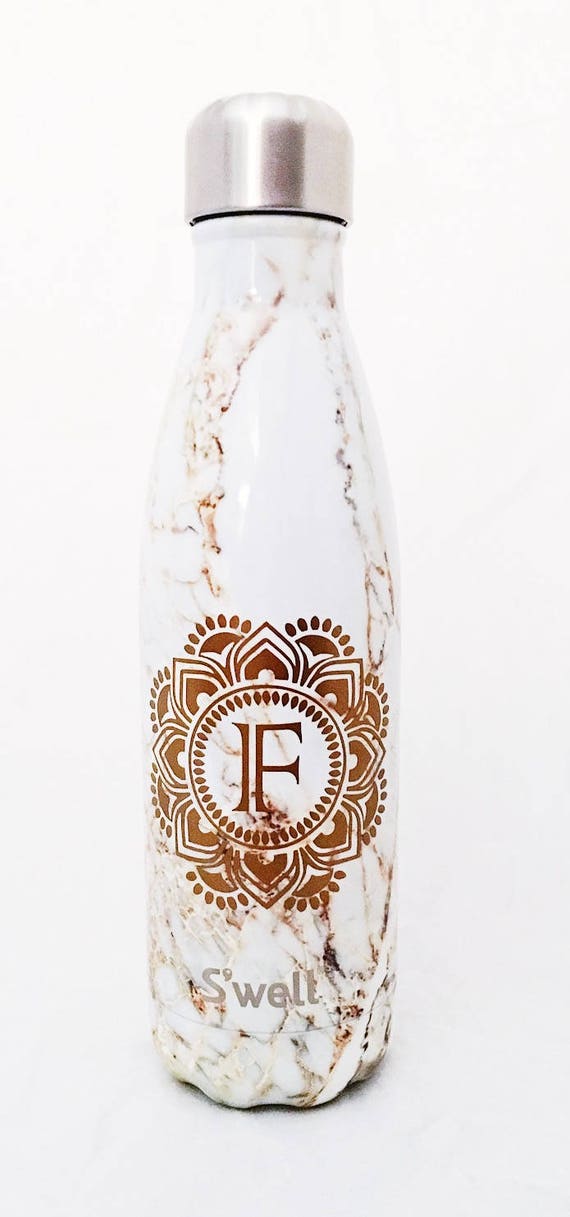 Calacatta Gold Swell Bottle - Bridesmaids, Groomsmen, Teacher, Sorority, Wedding, Swell Bottle