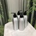 Silver Aluminum Bottles, 8 Ounce Aluminum Bottles, Silver Bottles, Lotion Bottles, Shampoo Bottles, Body Spray Bottles