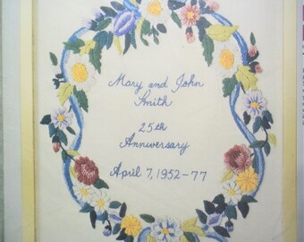 Erica Wilson "Marriage Sampler" Crewel Kit - 1976