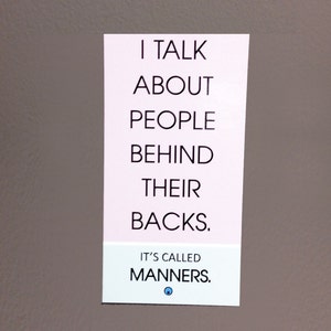 Manners 101