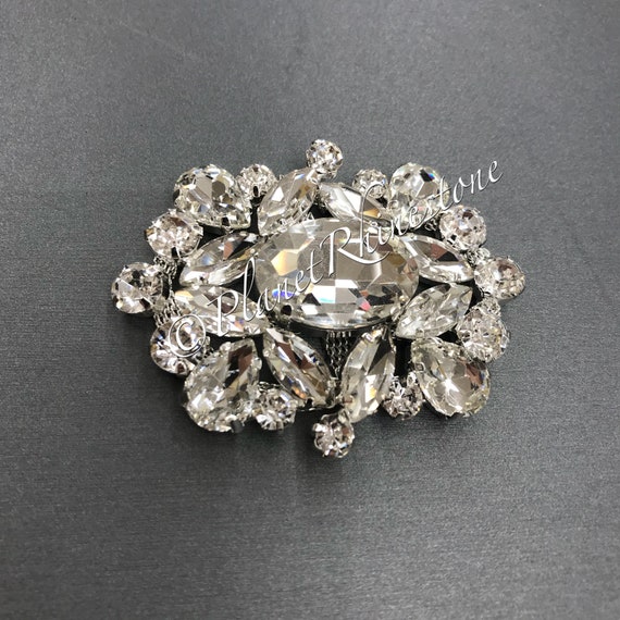 Silver Rhinestone Applique #AS-10