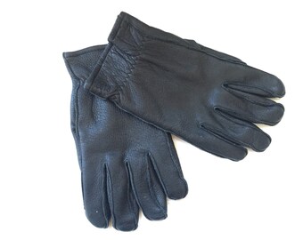 Roots Gloves - Mens Winter Gloves - Mens Gloves Leather - Leather Gloves for Men - Size Medium to Large - Mans Gloves Men - Driving Gloves