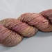 Hand Dyed DK Silk and Merino Wool Yarn, Mojave Colorway, Orange Superwash Merino and Silk DK Weight Yarn