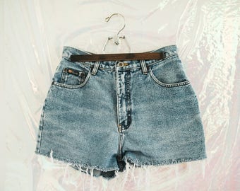 Vintage Women's Route66 High Waisted Denim Shorts