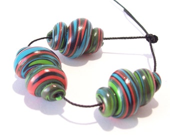 NOW ON SALE Handmade Polymer Clay Beads