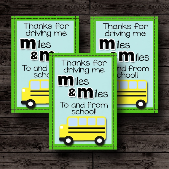 School Bus Driver GiftTeacher Appreciation Gift Teacher