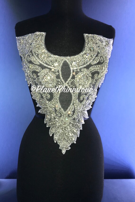 Elisha Crystal Beaded Bodice