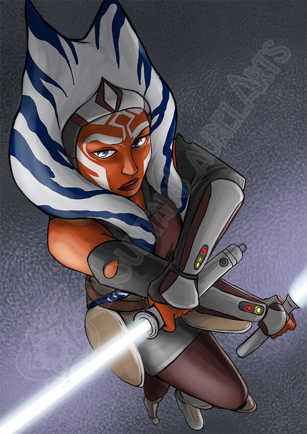 Star Wars Ahsoka Tano Artist Trading Card Star Wars Rebels