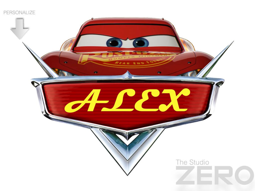 Cars 3 Clipart Personalize Bday Clipart Cars 3 logo Shirt