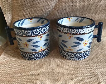 Coffee cups set of two