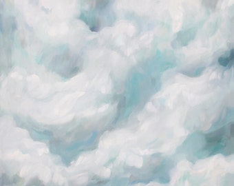 Silence & Mystery, Landscape oil Painting Fine Art Print by Emily Jeffords